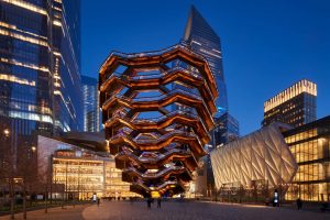 hudson yards nyc by night